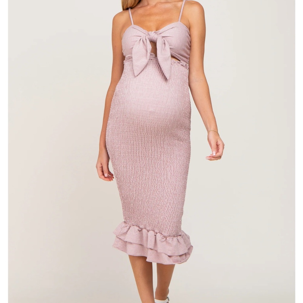 PinkBlush Maternity dress worn only for try on